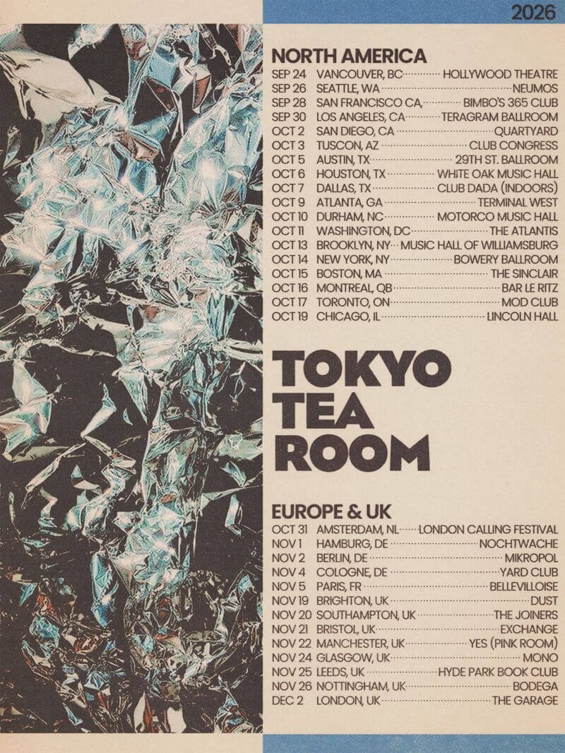 Tokyo Tea Room tour poster